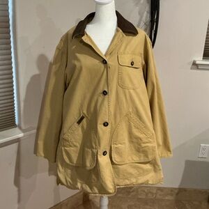 Vintage L.L. Bean/Nubuck Collar Barn Jacket Size L